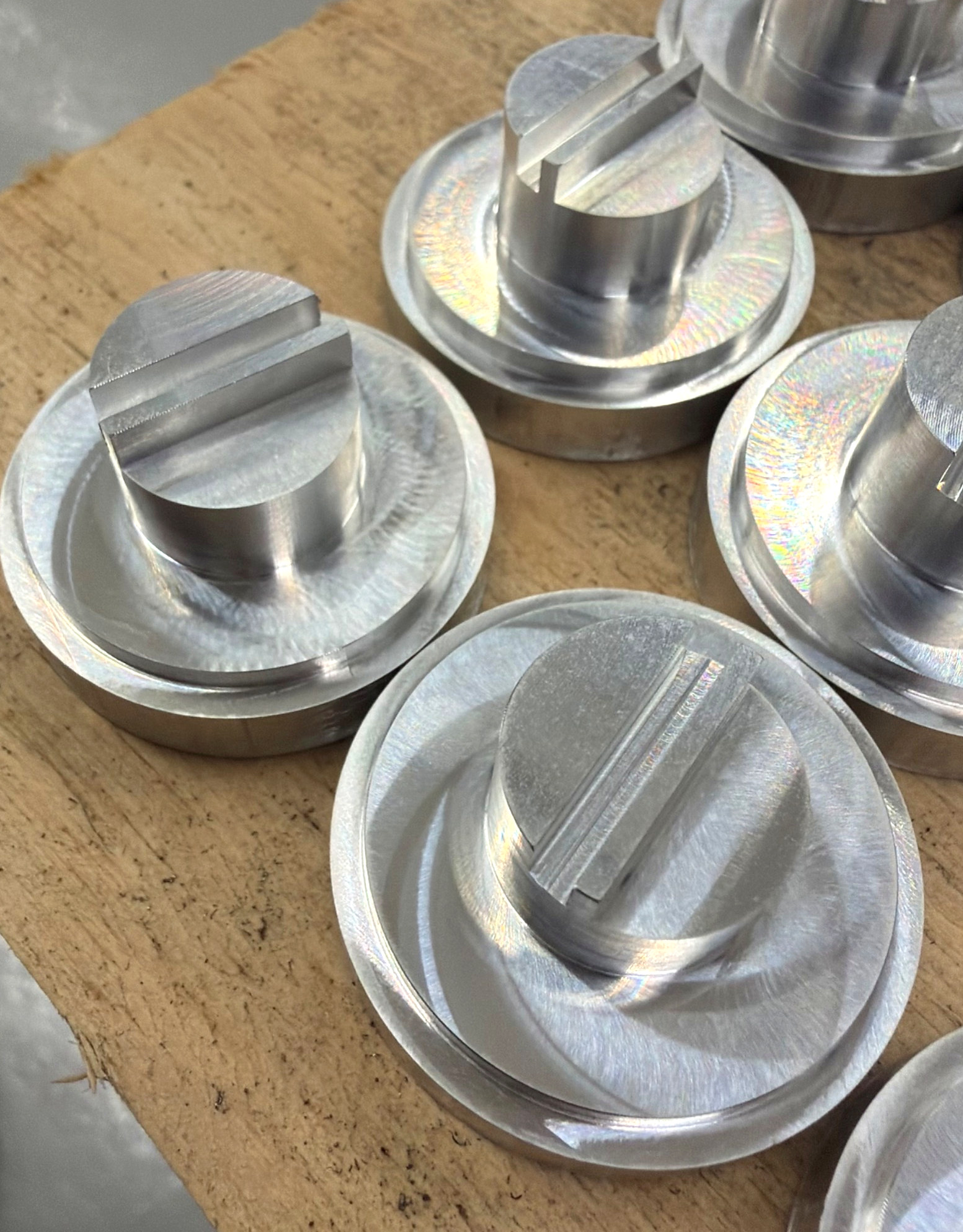 Aluminum components machined by K&K